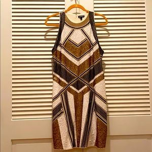 Express sequin dress size L